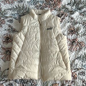 Puma Women's Cream Puffer Vest